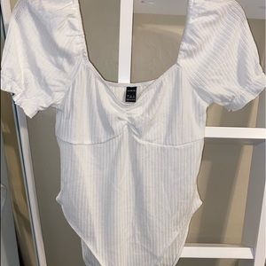 shein ribbed bodysuit, US size large.